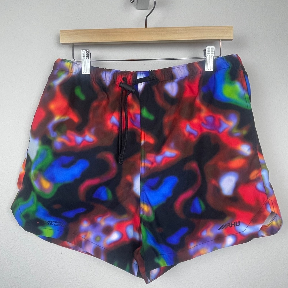 Zara Rhuigi Men's Shorts‎ Sz L Heat Map RHU Redesigning Human Uniform EDM